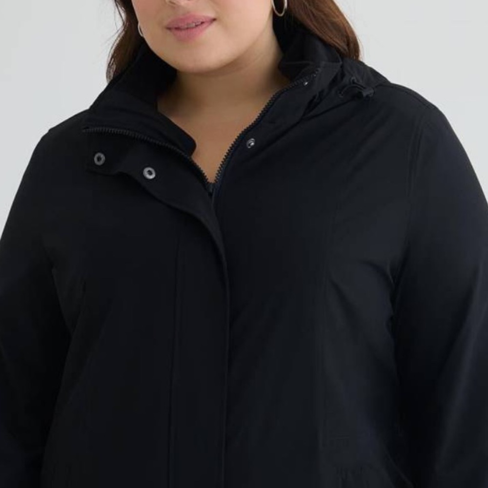 Women’s PENNINGTONS Black Fall Winter Jacket w/ Zip away hood!!! Size 2X